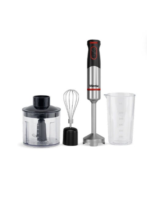 Mienta Hand Blender 1000 watt 6 in 1 HB111038A – Black Silver